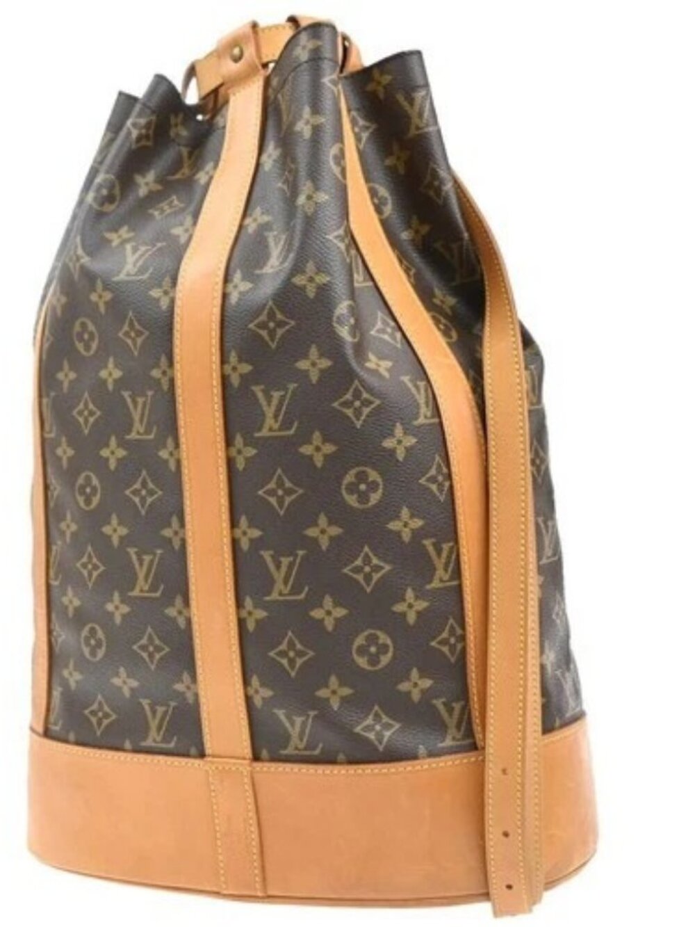 LOUIS VUITTON LV Randonnee GM Shoulder Bag Monogram Leather Brown M42244 15MA523
